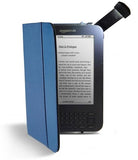 Kindle Lighted Leather Cover, Blue, original case from Amazon for Kindle 3 6"