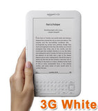 Kindle 3 3G White, Wireless Reading Device, Free 3G + Wi-Fi, 3G Works Globally, 6" Display, Latest Generation + Free Extras